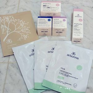 Arbonne bundle- masks, agewell, lifttense, brighten up night & eye creams unused